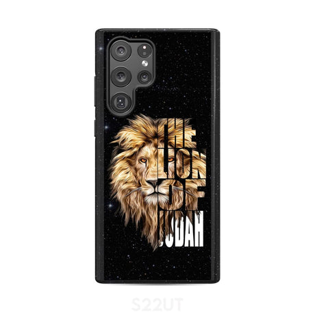 Jesus the Lion of Judah phone case - Christian cases Samsung Galaxy S22 Ultra / Tough