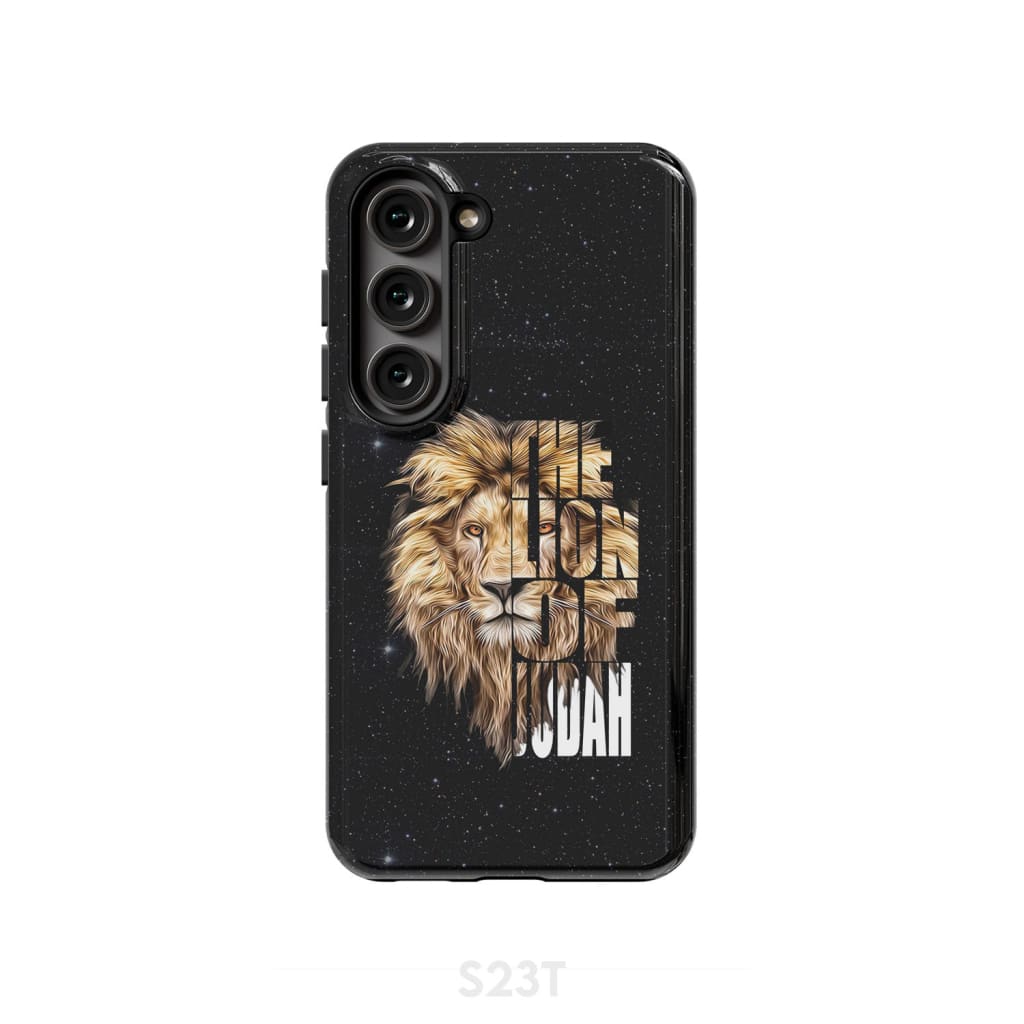 Jesus the Lion of Judah phone case - Christian cases Samsung Galaxy S23 (Not for FE) / Tough