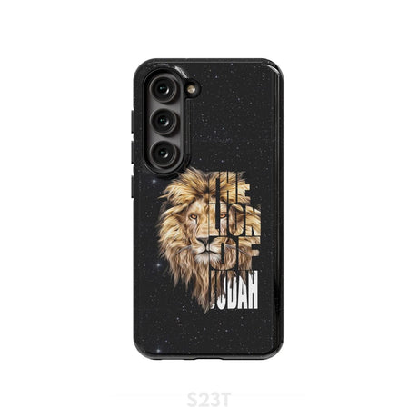 Jesus the Lion of Judah phone case - Christian cases Samsung Galaxy S23 (Not for FE) / Tough