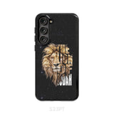 Jesus the Lion of Judah phone case - Christian cases Samsung Galaxy S23 Plus / Tough