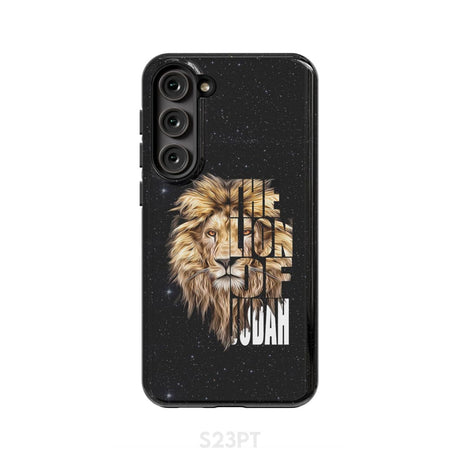 Jesus the Lion of Judah phone case - Christian cases Samsung Galaxy S23 Plus / Tough