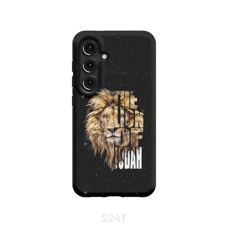 Jesus the Lion of Judah phone case - Christian cases Samsung Galaxy S24 / Tough