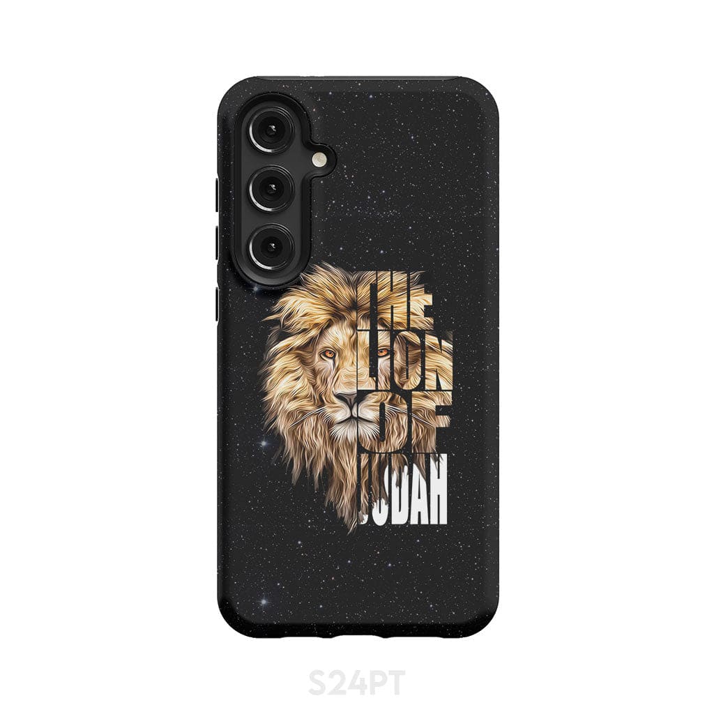 Jesus the Lion of Judah phone case - Christian cases Samsung Galaxy S24 Plus / Tough