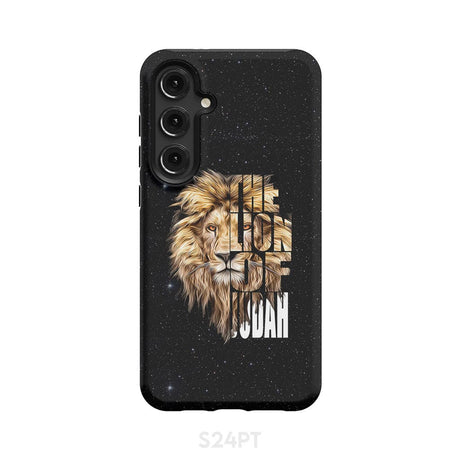 Jesus the Lion of Judah phone case - Christian cases Samsung Galaxy S24 Plus / Tough