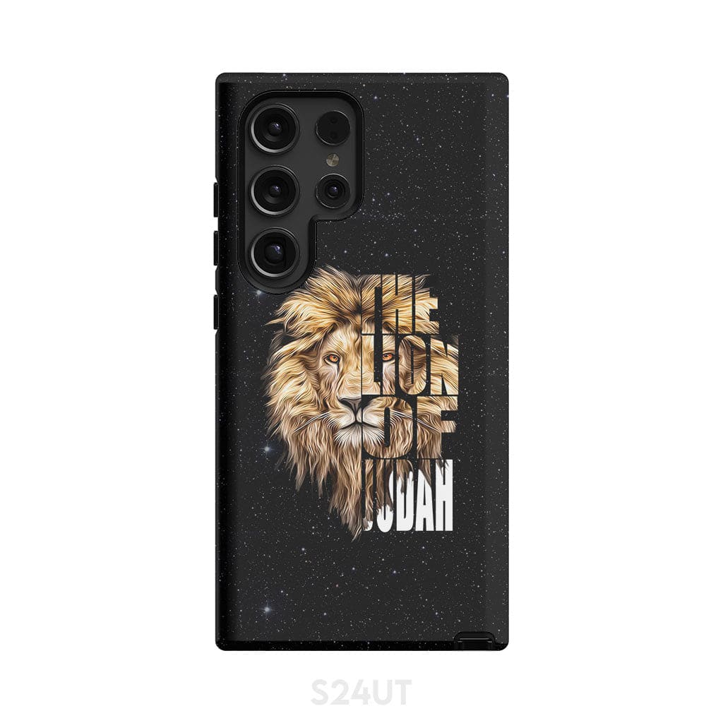 Jesus the Lion of Judah phone case - Christian cases Samsung Galaxy S24 Ultra / Tough