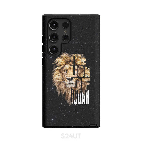 Jesus the Lion of Judah phone case - Christian cases Samsung Galaxy S24 Ultra / Tough
