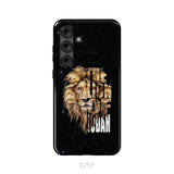 Jesus the Lion of Judah phone case - Christian phone cases Samsung Galaxy S25 Plus / Tough Case