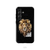 Jesus the Lion of Judah phone case - Christian phone cases Samsung Galaxy S25 / Tough Case