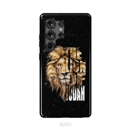 Jesus the Lion of Judah phone case - Christian phone cases Samsung Galaxy S25 Ultra / Tough Case