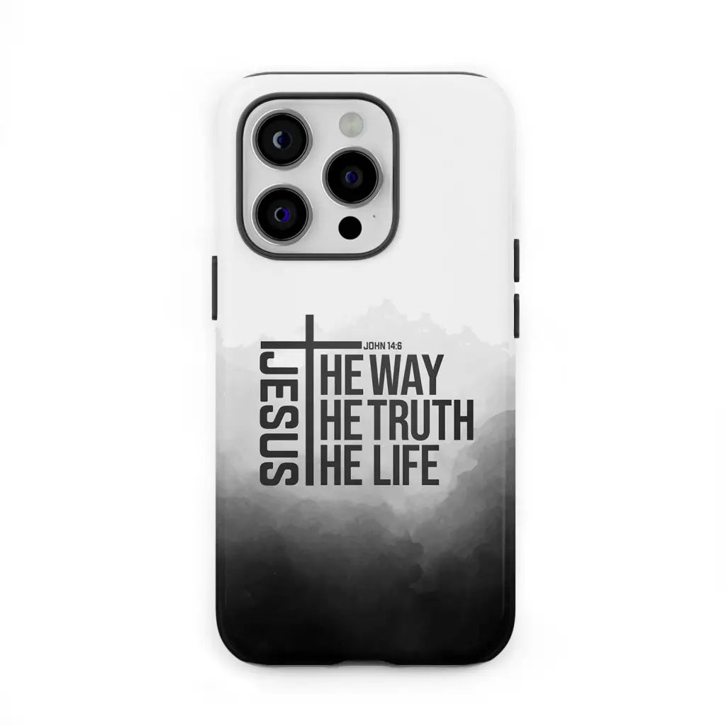 Jesus the way truth life phone case