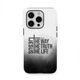 Jesus the way truth life phone case