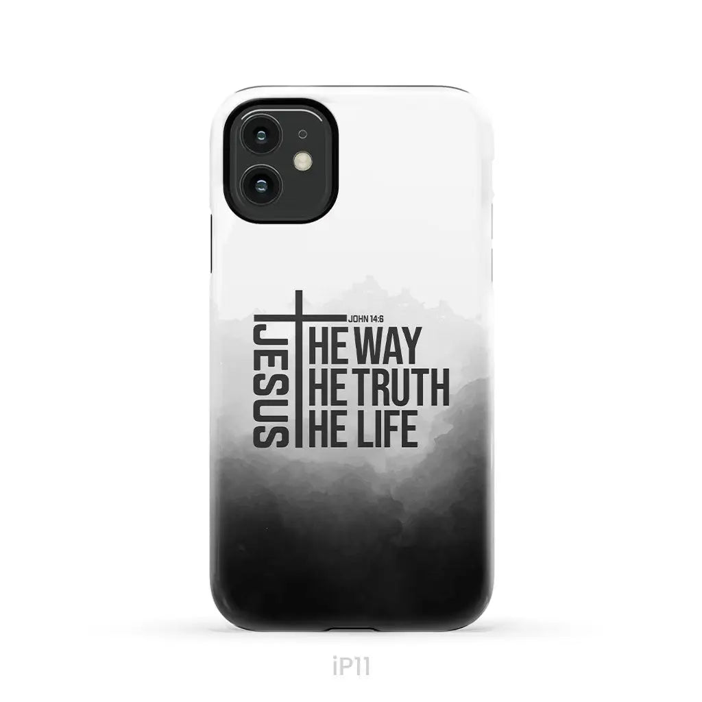Jesus the way truth life phone case iPhone 11 / Tough