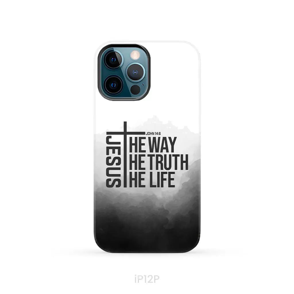 Jesus the way truth life phone case iPhone 12 Pro / Tough