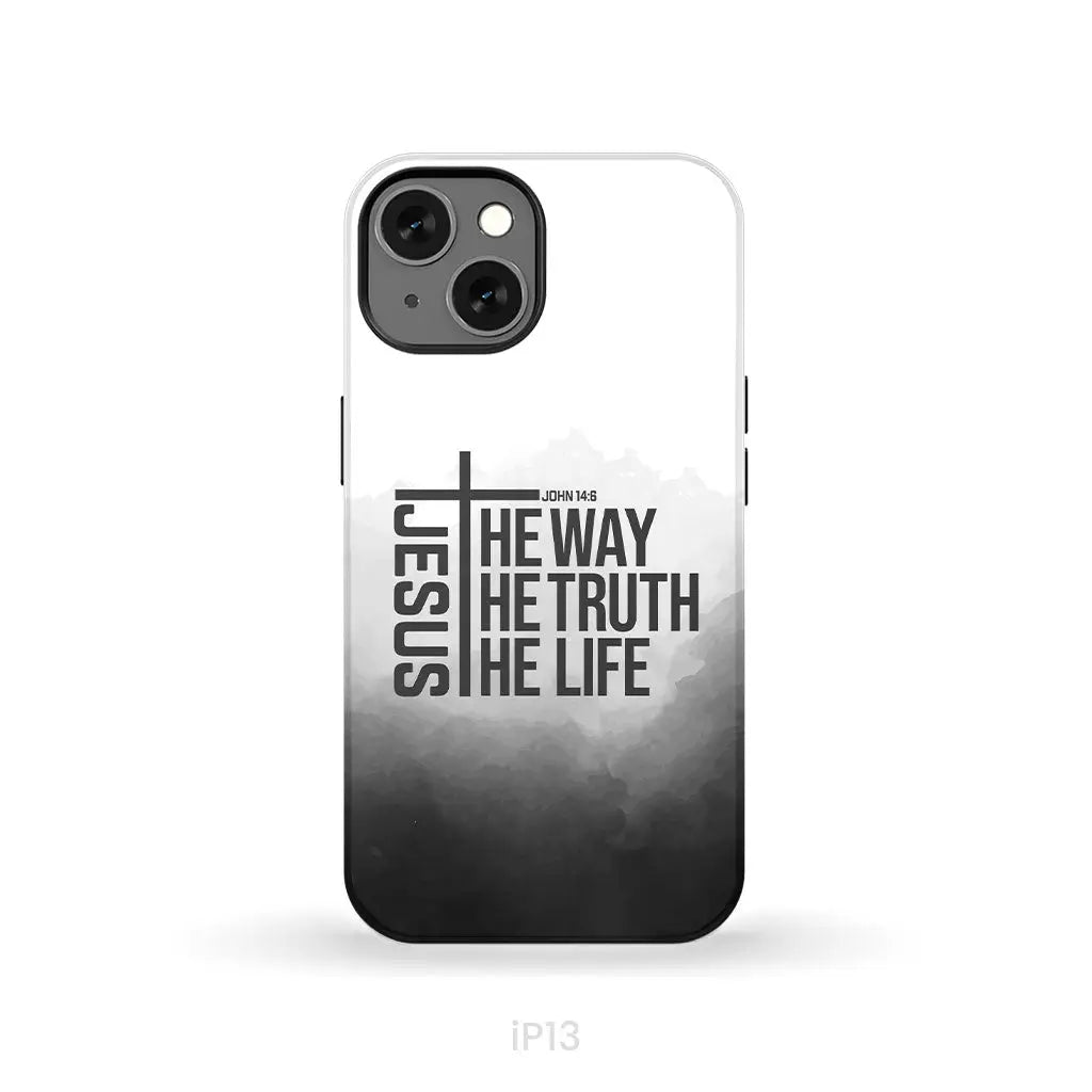 Jesus the way truth life phone case iPhone 13 / Tough