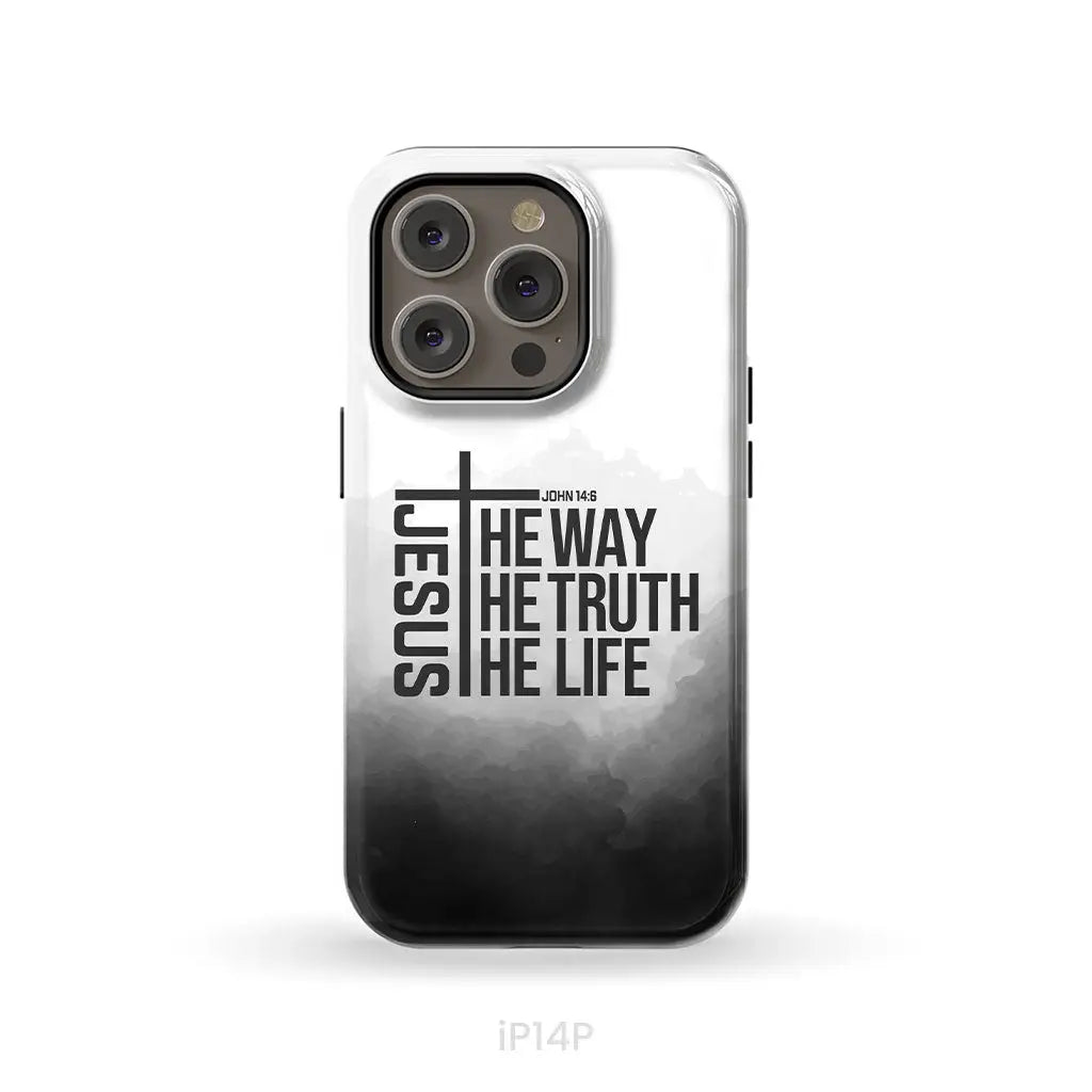 Jesus the way truth life phone case iPhone 14 Pro / Tough
