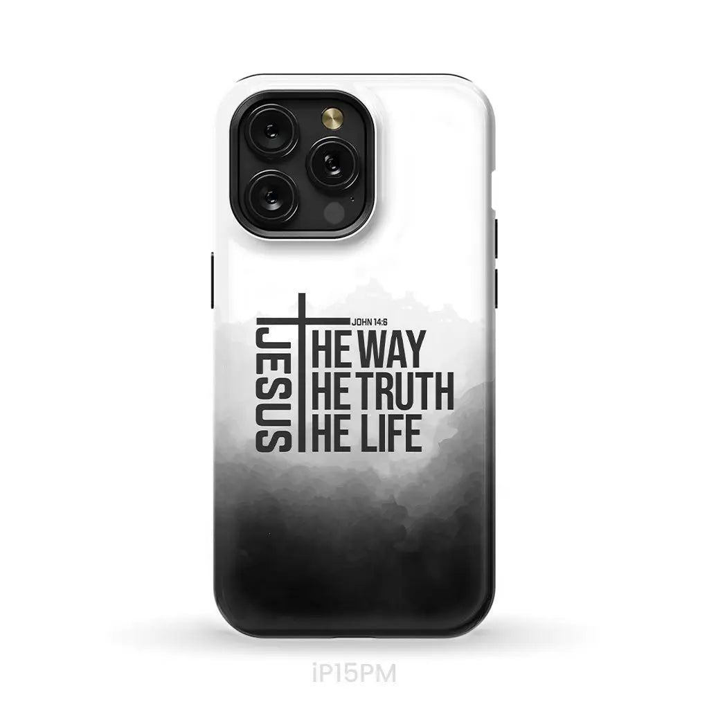Jesus the way truth life phone case iPhone 15 Pro Max / Tough