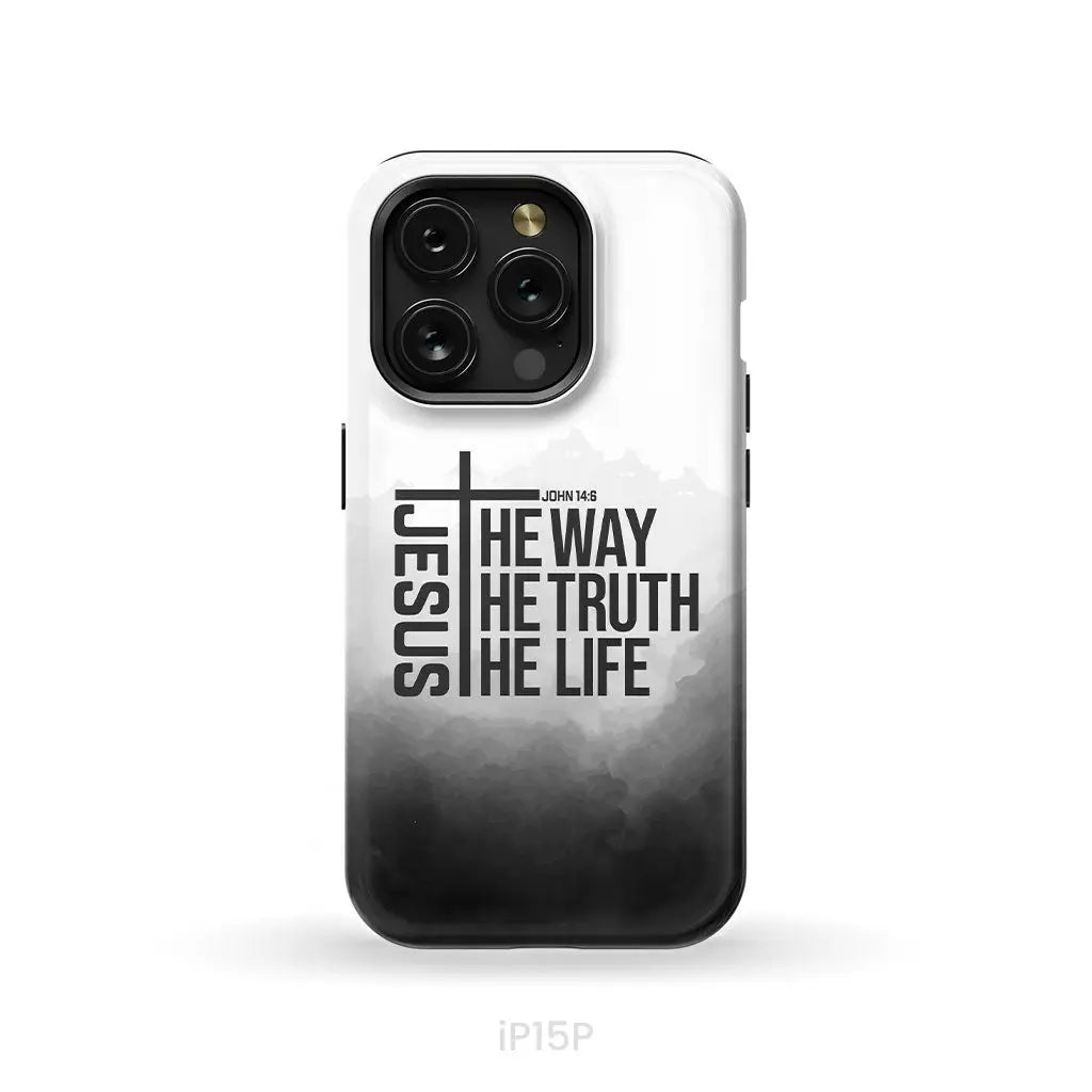 Jesus the way truth life phone case iPhone 15 Pro / Tough