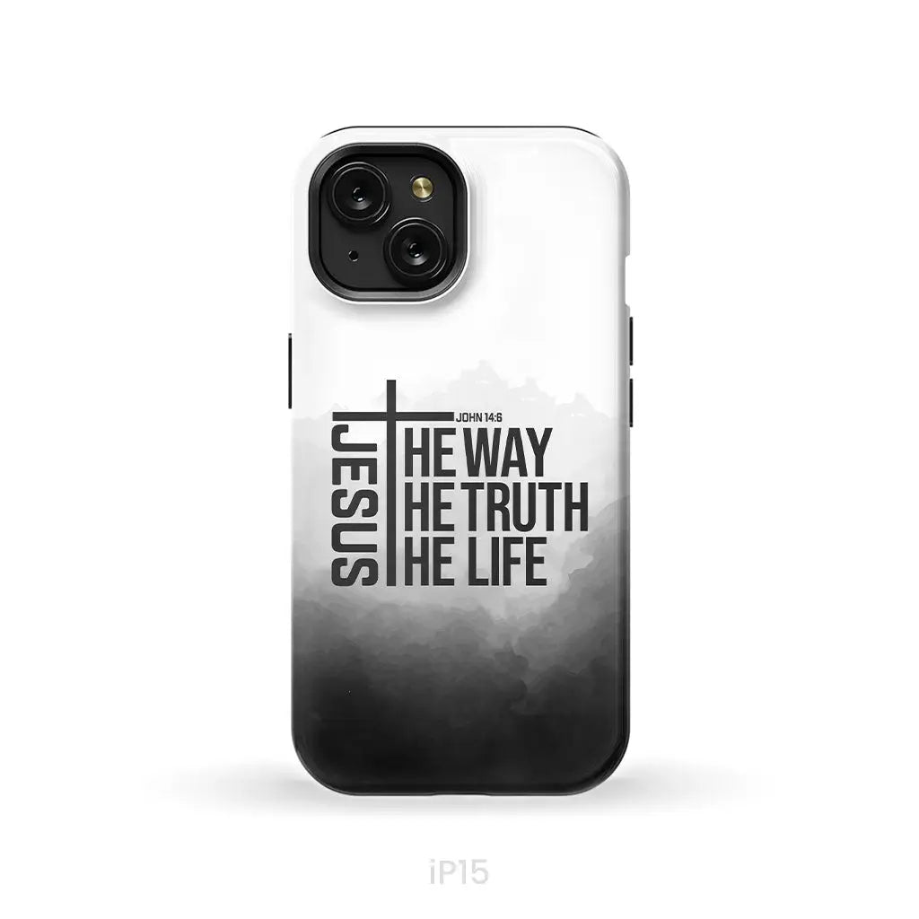 Jesus the way truth life phone case iPhone 15 / Tough