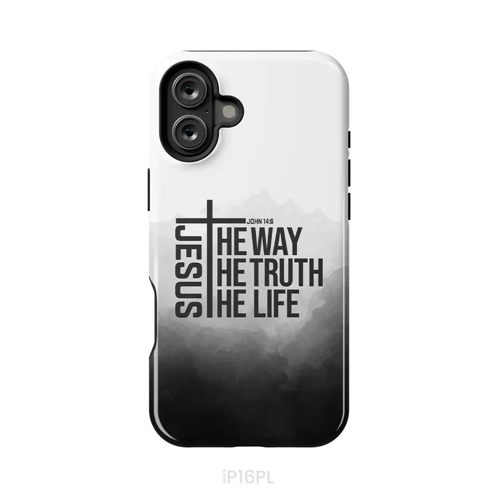Jesus The Way The Truth The Life Phone Case iPhone 16 Plus / Tough Case