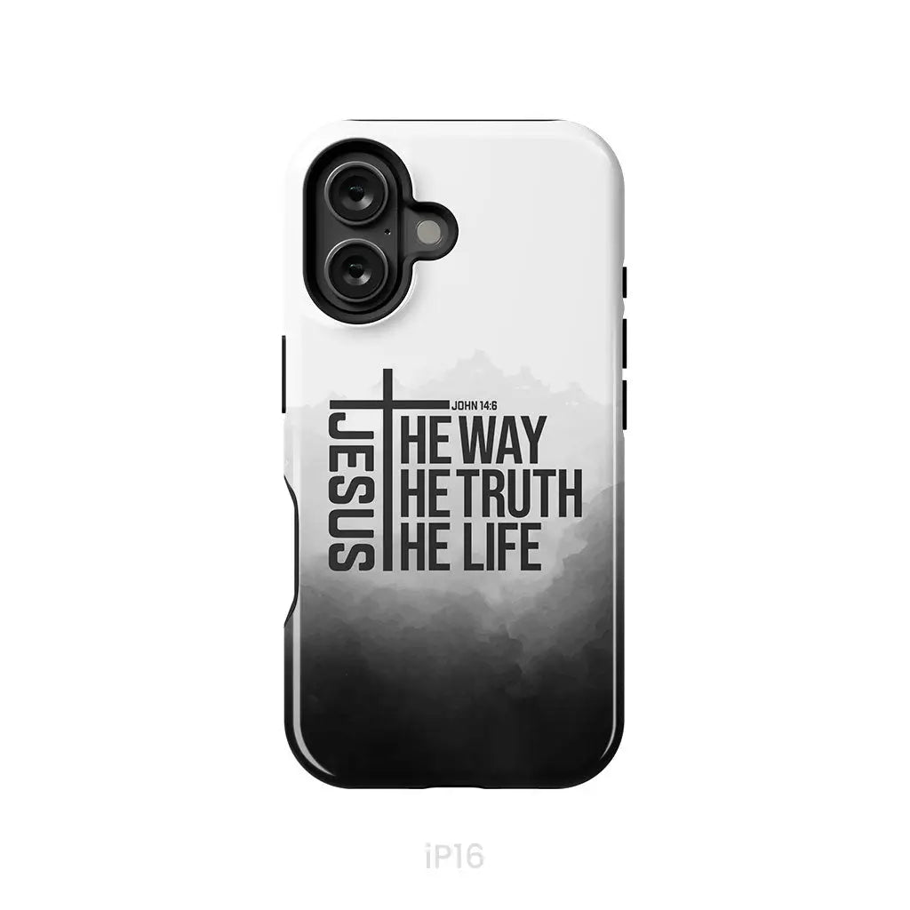 Jesus The Way The Truth The Life Phone Case iPhone 16 / Tough Case