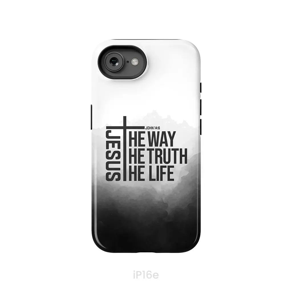 Jesus The Way The Truth The Life Phone Case iPhone 16e / Tough Case