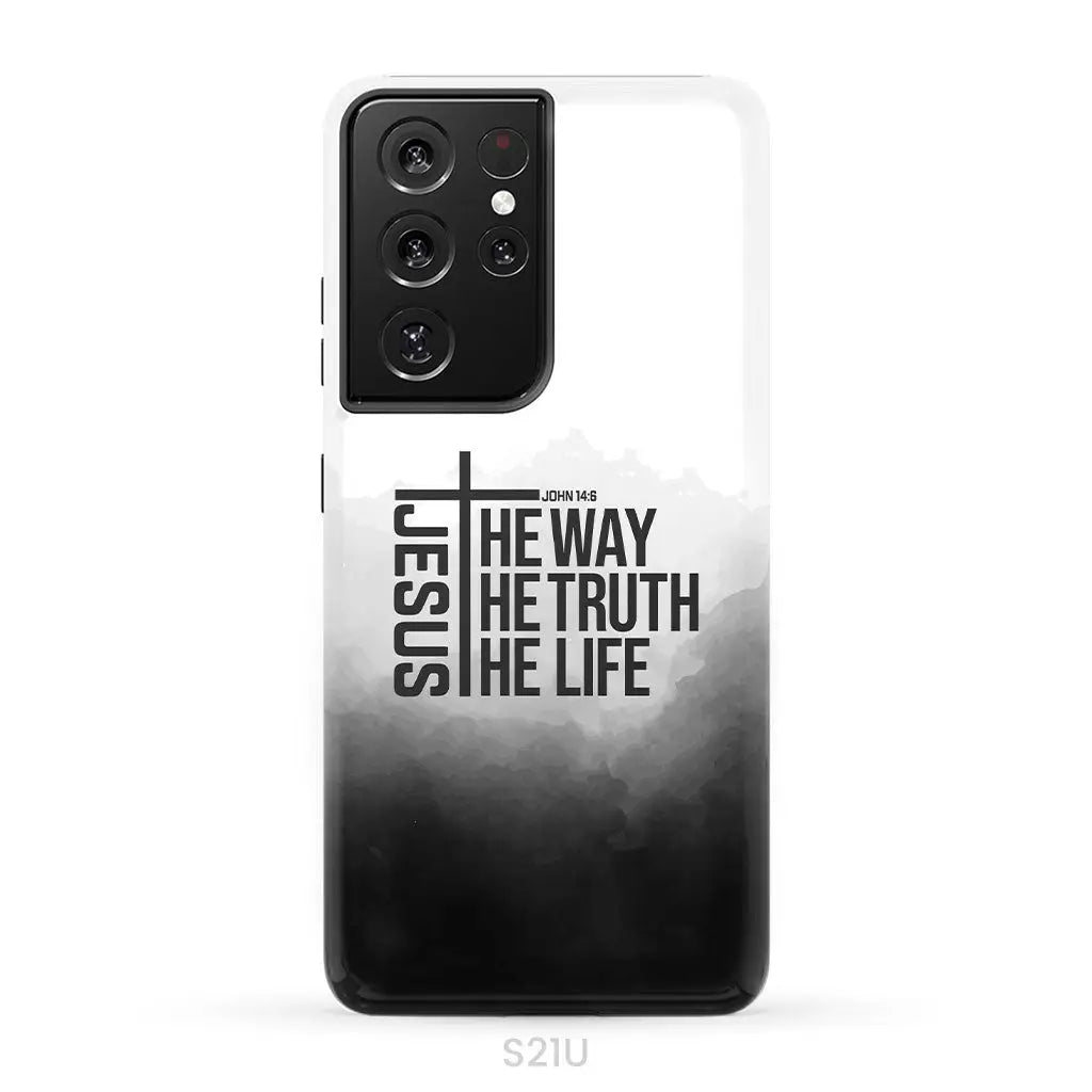 Jesus the way truth life phone case Samsung Galaxy S21 Ultra / Tough