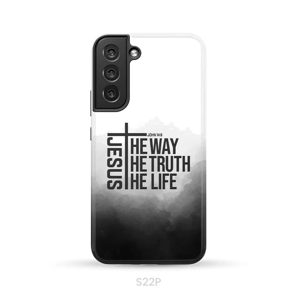 Jesus the way truth life phone case Samsung Galaxy S22 Plus / Tough