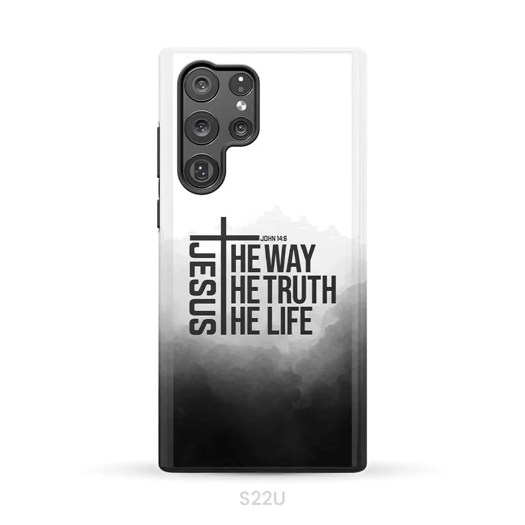 Jesus the way truth life phone case Samsung Galaxy S22 Ultra / Tough