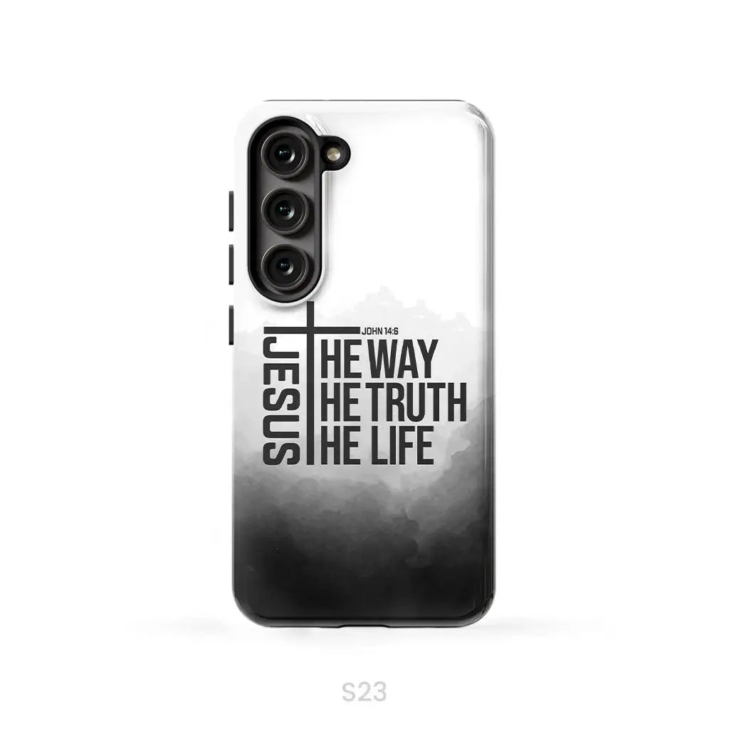 Jesus the way truth life phone case Samsung Galaxy S23 (Not for FE) / Tough