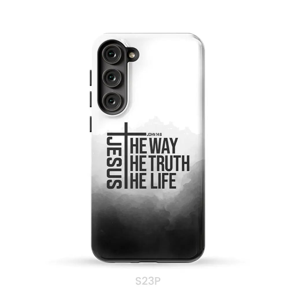 Jesus the way truth life phone case Samsung Galaxy S23 Plus / Tough