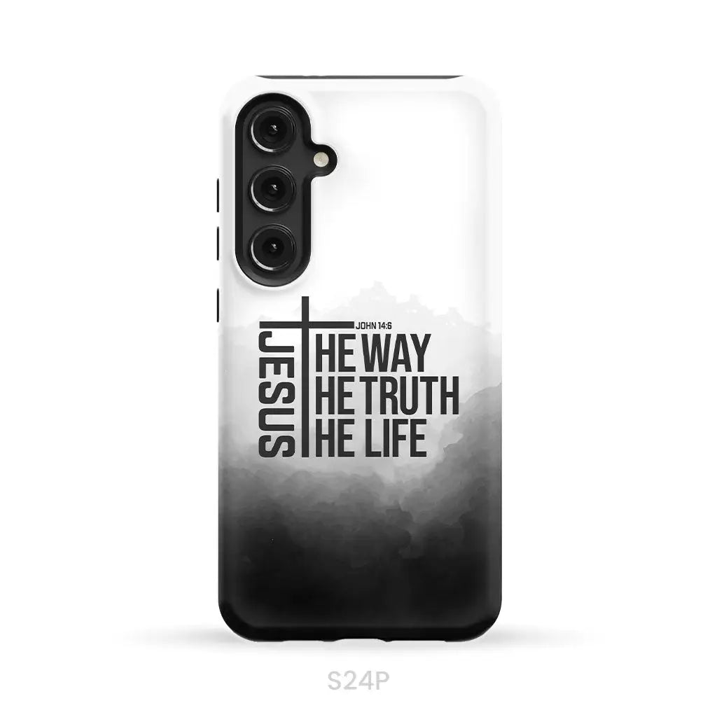Jesus the way truth life phone case Samsung Galaxy S24 Plus / Tough
