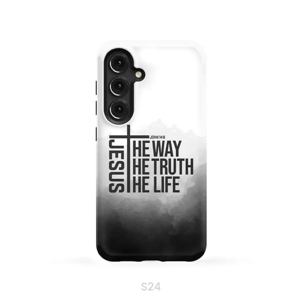 Jesus the way truth life phone case Samsung Galaxy S24 / Tough
