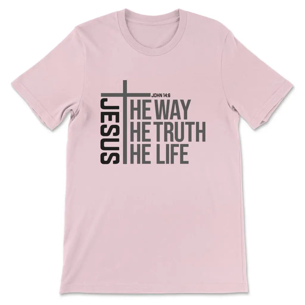 Jesus the way the truth the life Women’s t-shirt Pink / S