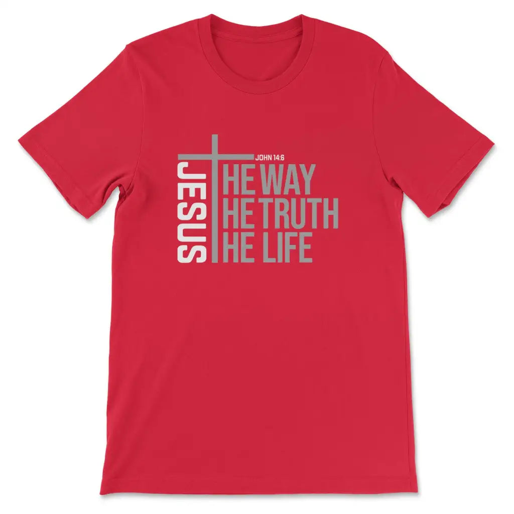 Jesus the way the truth the life Women’s t-shirt Red / S