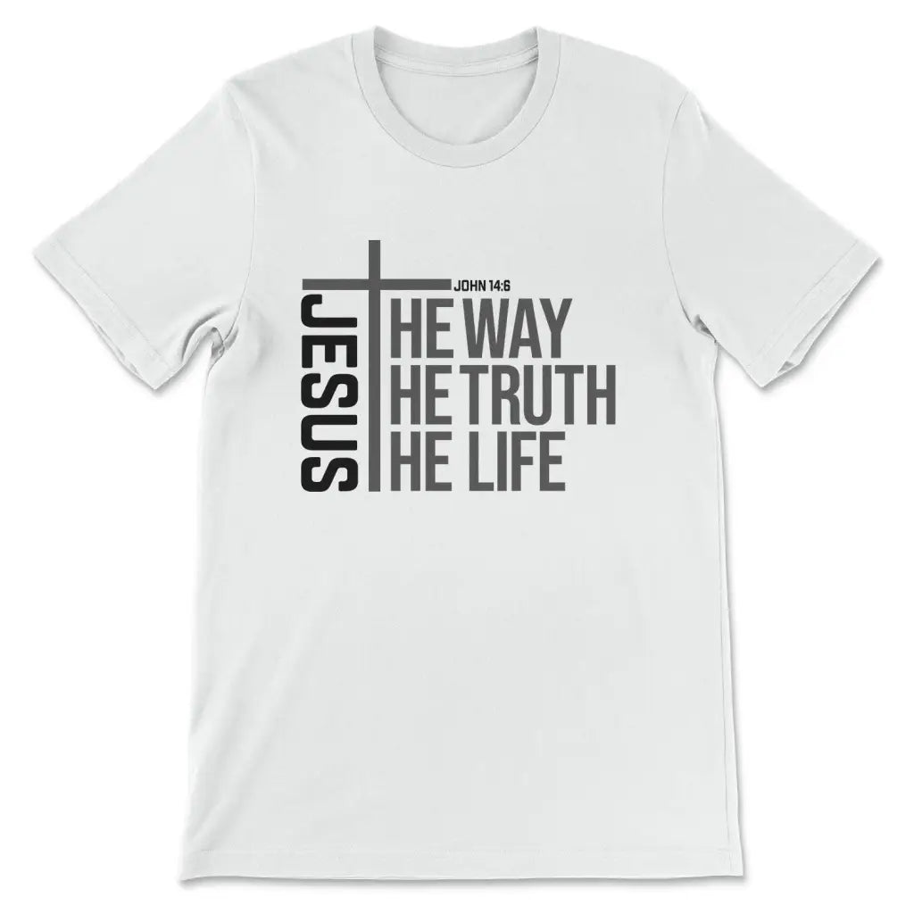 Jesus the way the truth the life Women’s t-shirt White / S