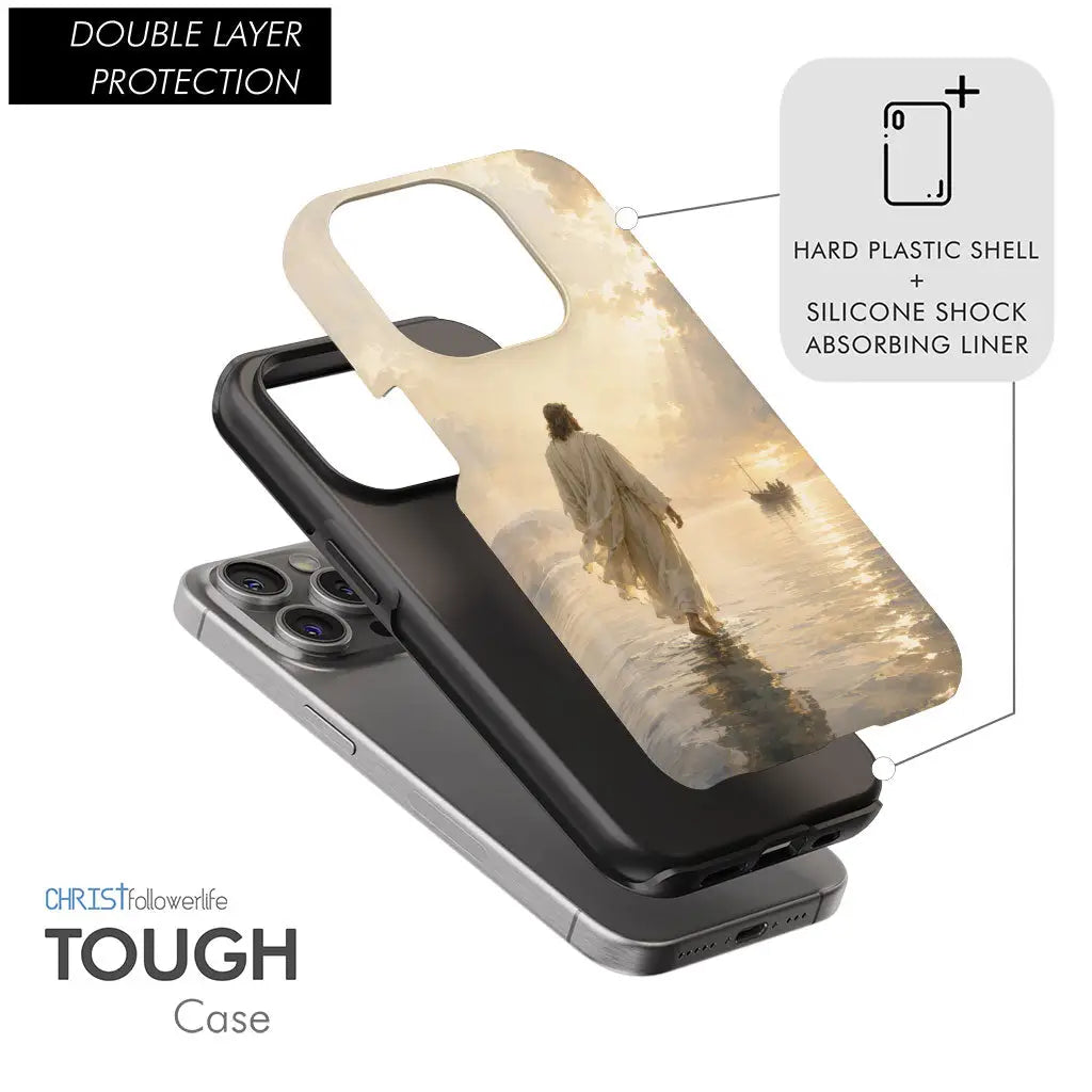 Jesus Walking on Water – Christian Phone Case