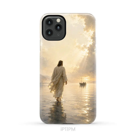 Jesus Walking on Water – Christian Phone Case iPhone 11 Pro Max / Tough Case