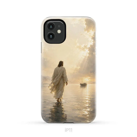 Jesus Walking on Water – Christian Phone Case iPhone 11 / Tough Case