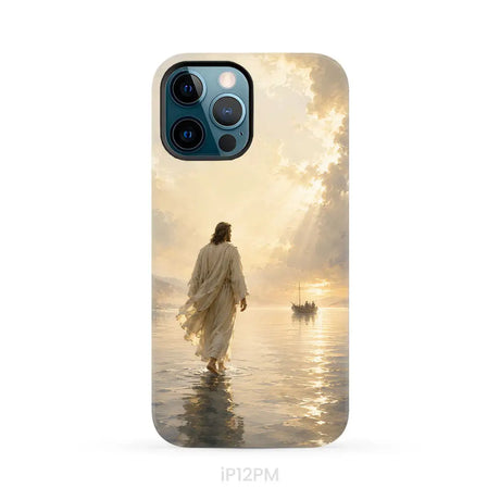 Jesus Walking on Water – Christian Phone Case iPhone 12 Pro Max / Tough Case