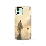 Jesus Walking on Water – Christian Phone Case iPhone 12 / Tough Case