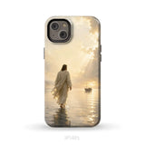 Jesus Walking on Water – Christian Phone Case iPhone 14 Plus / Tough Case