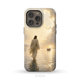 Jesus Walking on Water – Christian Phone Case iPhone 14 Pro Max / Tough Case