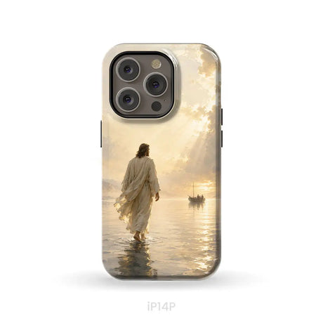 Jesus Walking on Water – Christian Phone Case iPhone 14 Pro / Tough Case