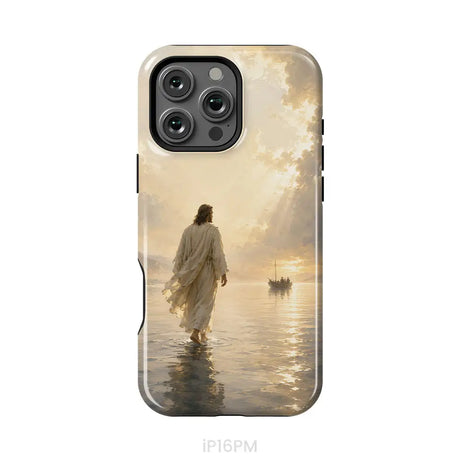 Jesus Walking on Water – Christian Phone Case iPhone 16 Pro Max / Tough Case