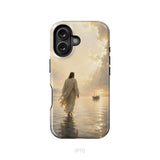 Jesus Walking on Water – Christian Phone Case iPhone 16 / Tough Case