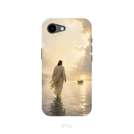 Jesus Walking on Water – Christian Phone Case iPhone 17e / Tough Case