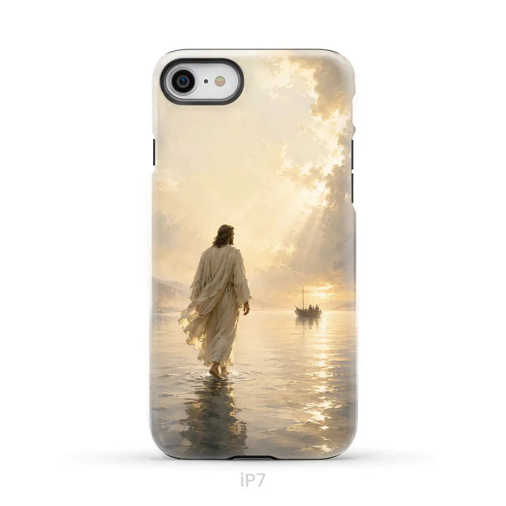 Jesus Walking on Water – Christian Phone Case iPhone 7 / Tough Case