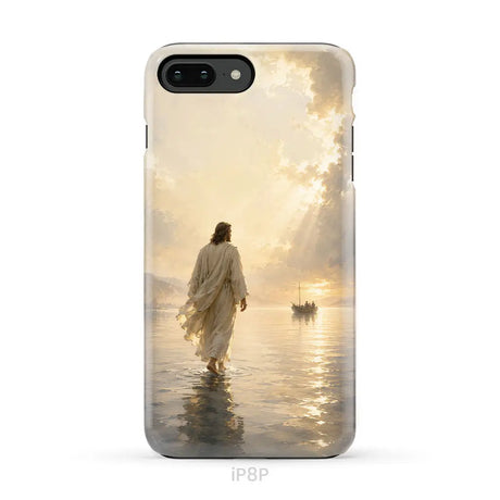 Jesus Walking on Water – Christian Phone Case iPhone 8 Plus / Tough Case