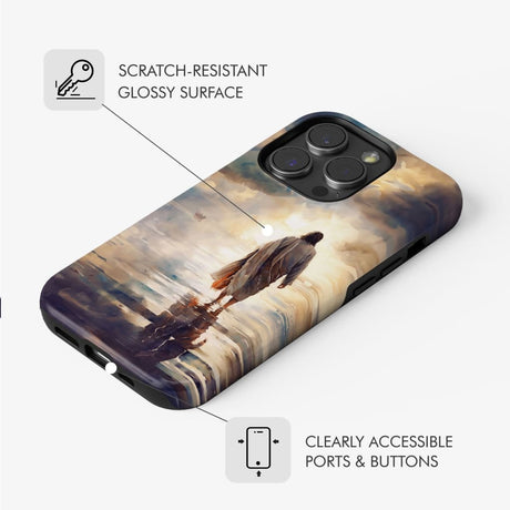 Jesus Walking on Water Phone Case