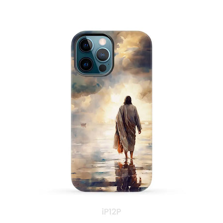 Jesus Walking on Water Phone Case iPhone 12 Pro / Tough Case